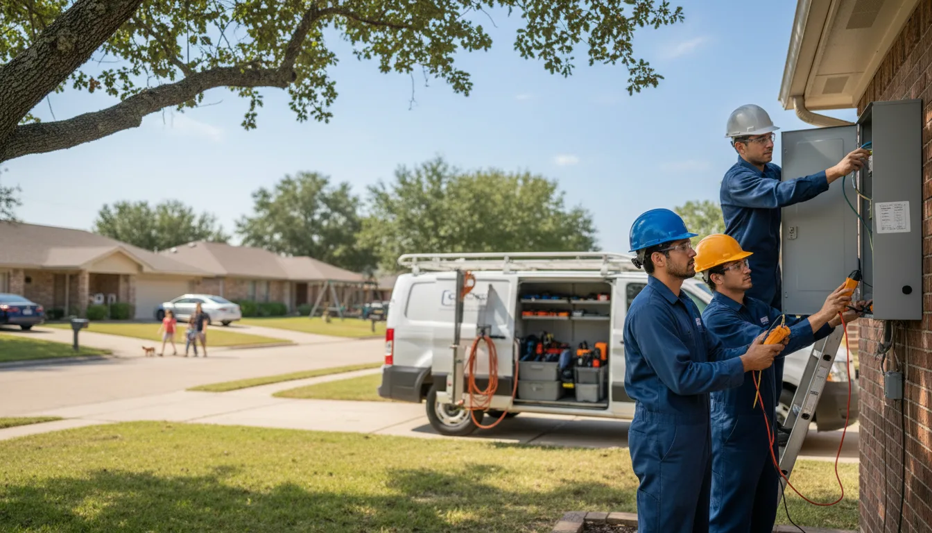 Certified electrician providing emergency electrical services in Webbville, KY